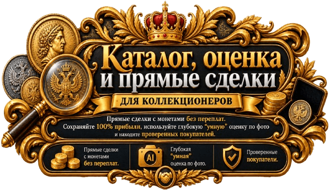 Каталог, оценка и прямые сделки для коллекционеров