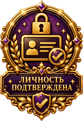 Личность подтверждена